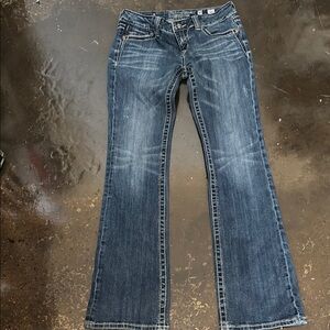 Miss Me Dark Blue Flare Jeans